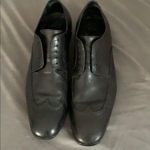 Black Hugo Boss dress shoes size 12